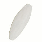 White oval scoop/measure for bird nutrition and supplement servings
