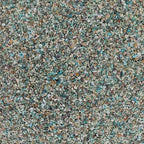 Mineral grit granules from crushed oyster shells, speckled light blue and beige