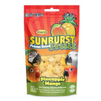 Red Sunburst Freeze-Dried Fruit pouch for birds, pineapple mango