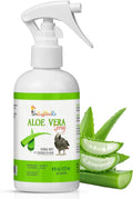 Aloe vera bird spray bottle with white trigger sprayer, 8 oz