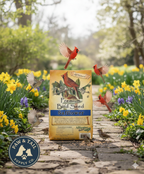 Alligator Brand safflower seed wild bird food bag, 5 lb, front label