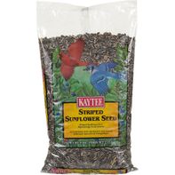 Premium sunflower seed wild bird food bag in striped Kaytee packaging