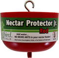 Nectar Protector Jr. ant moat in red plastic cup for hummingbird feeders, 9 oz